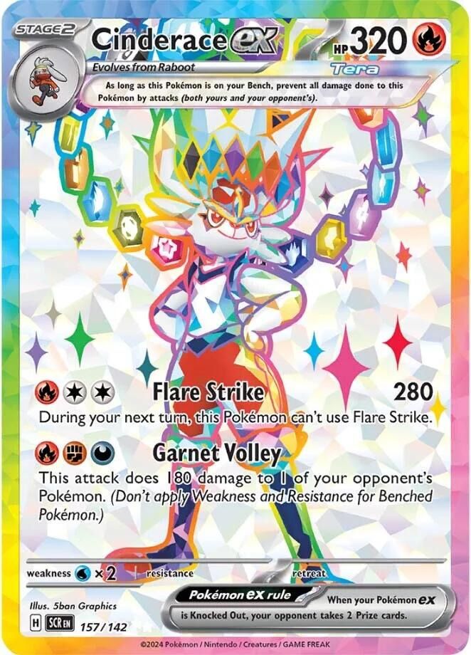 Cinderace EX  Ultra Rare - English